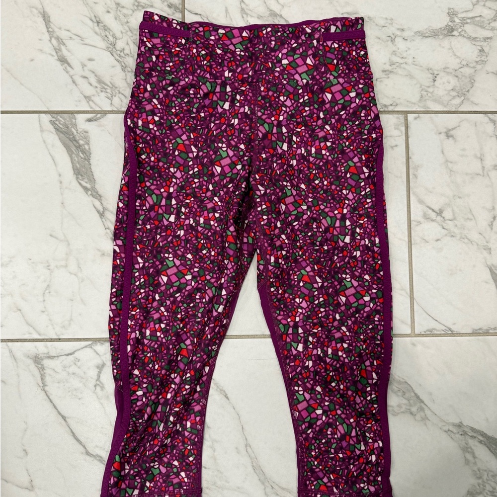 lululemon athletica Mosaic Patterned Leggings - Purple and Pink